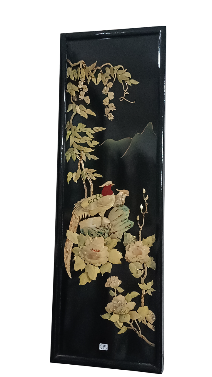 Panel decorativo de arte asiático, de origen chino o vietnamita