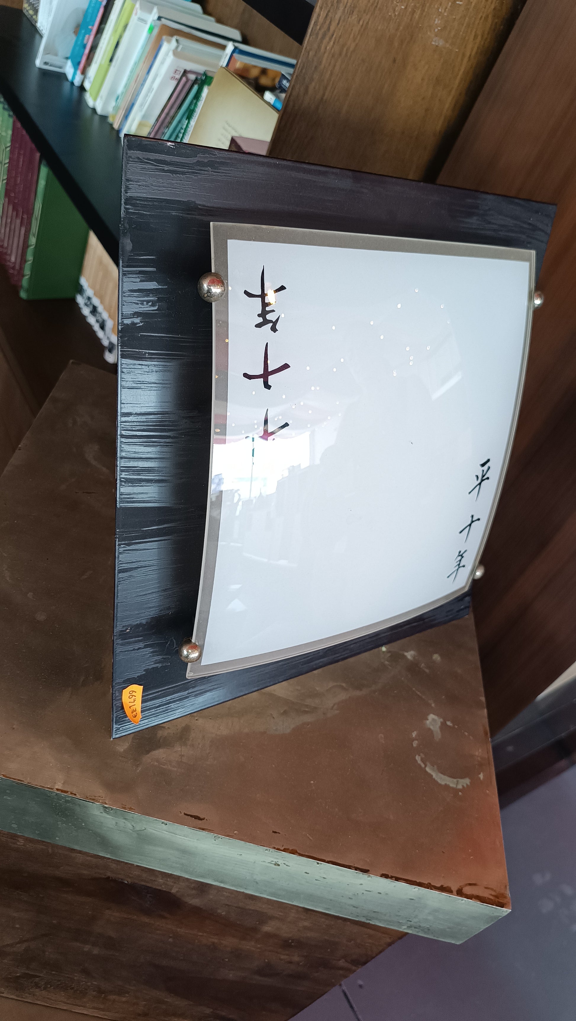 Lámpara de techo diseño oriental decorativa con cristal curvado