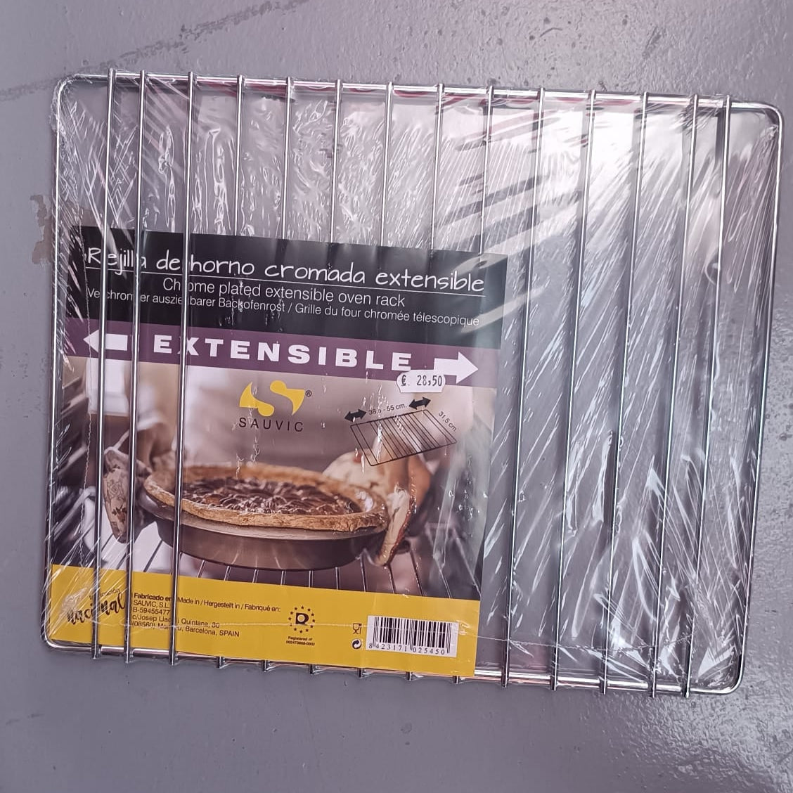 Rejilla Horno Cromada Extensible