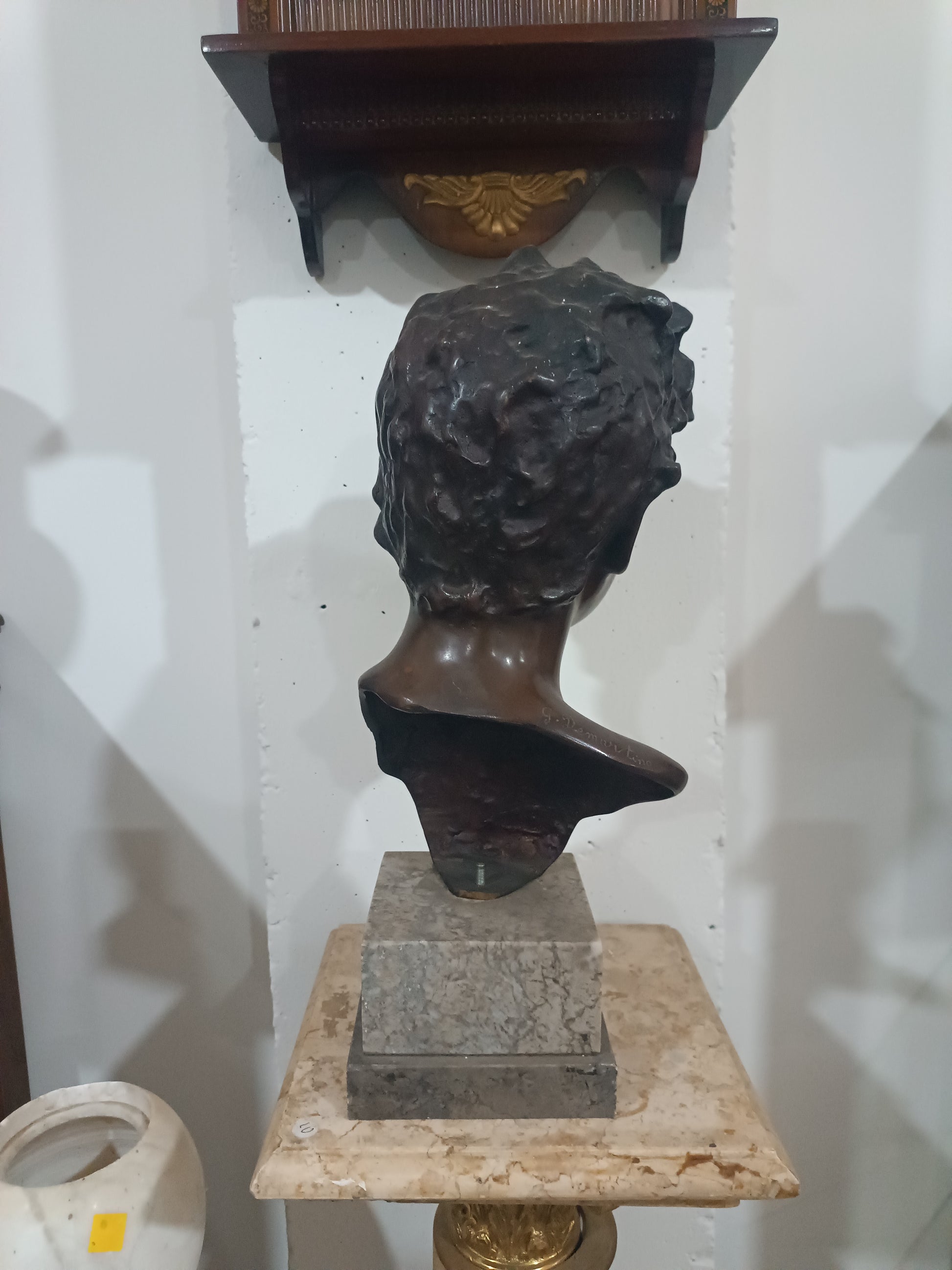 Busto Bronce G.Demartino Escuela Napolitana