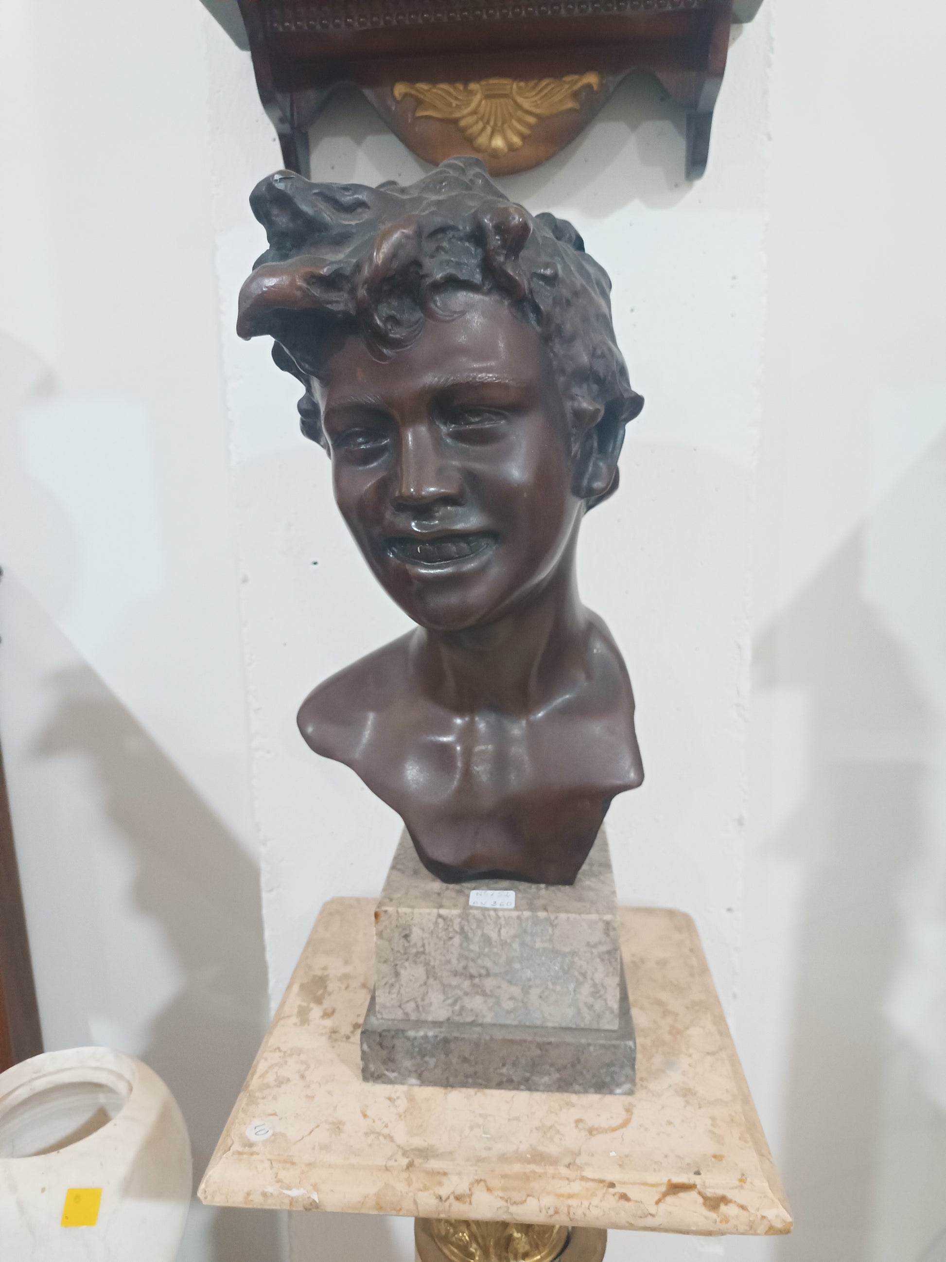 Busto Bronce G.Demartino Escuela Napolitana