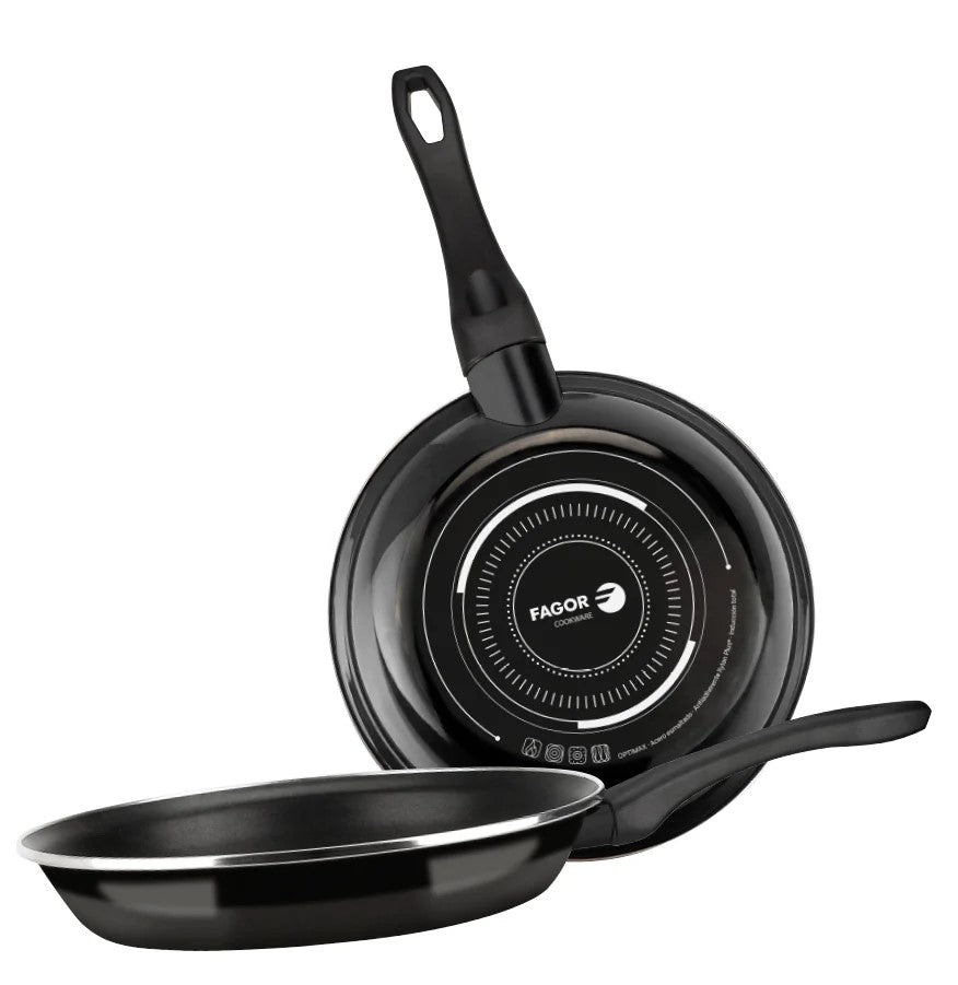 🍳 Set de Sartenes Fagor Optimax: Rendimiento Profesional en tu Cocina