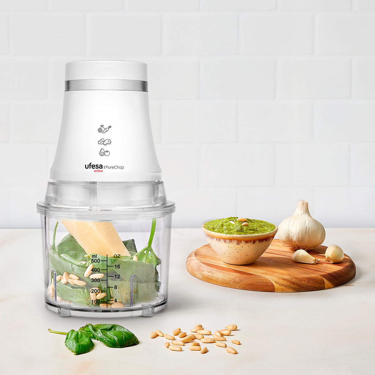 Ufesa PureChop - La Picadora Eléctrica que Transformará tu Cocina (400W, 0.5L)