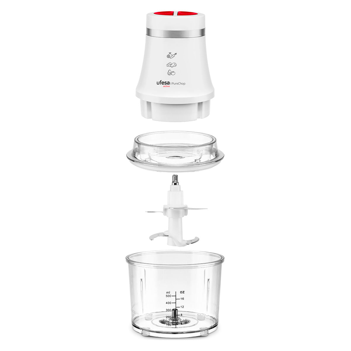 Ufesa PureChop - La Picadora Eléctrica que Transformará tu Cocina (400W, 0.5L)