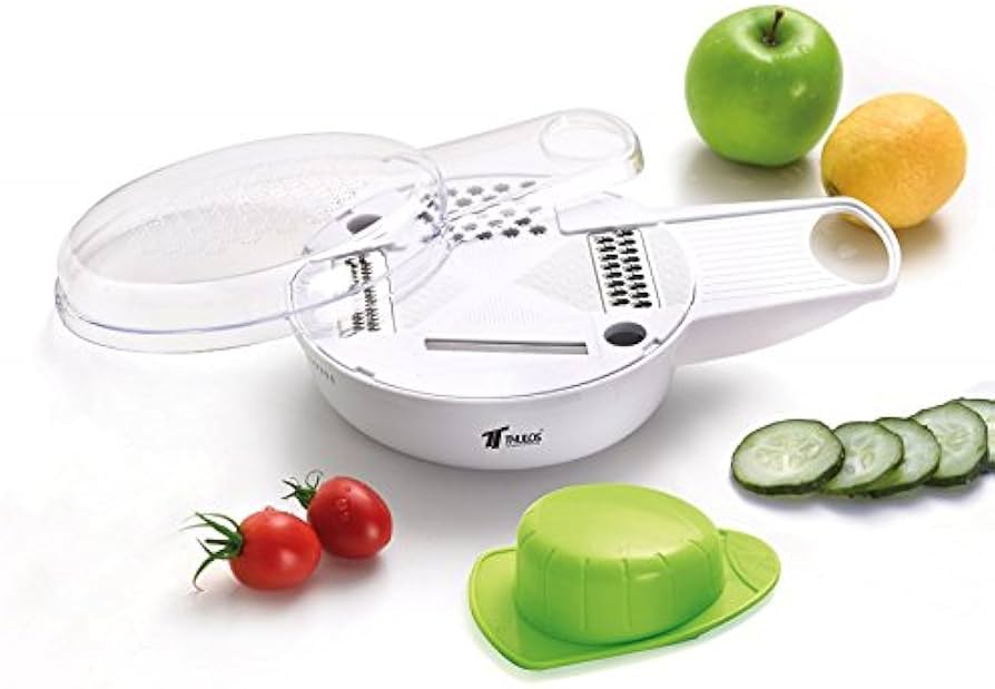 Rallador Multifunción 4 en 1 Thulos – ¡Prepara Ensaladas y Platos Saludables en Segundos!