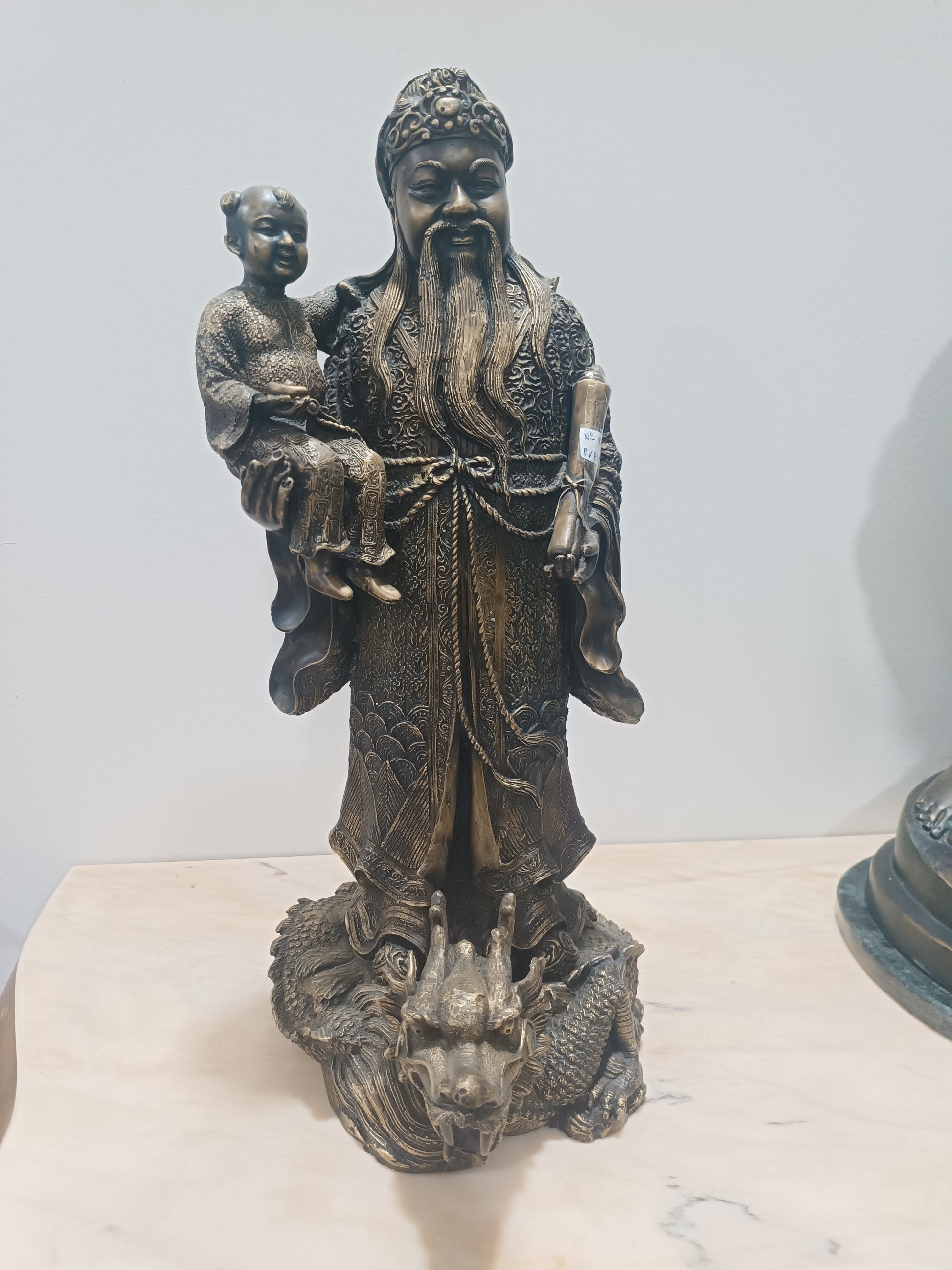Figura Oriental Shou Xing siglo XX