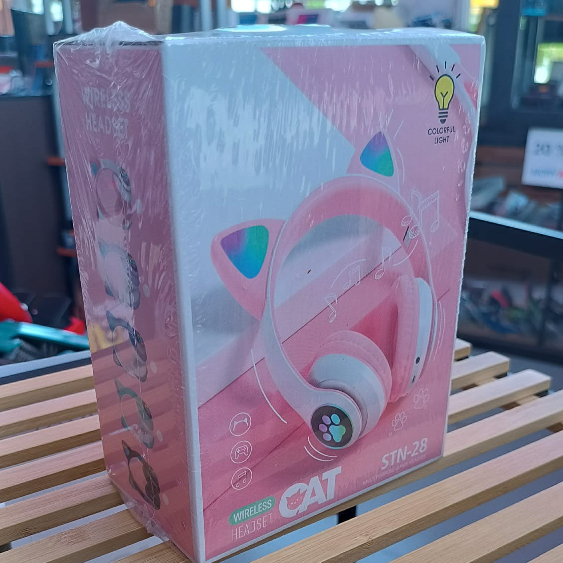 Cascos Bluetooth Cat Orejas Gato