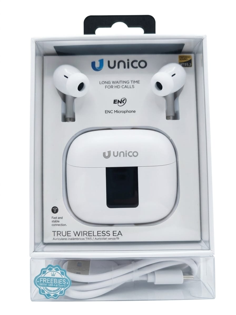True Wireless Unico – Sonido HD y Cancelación de Ruido ENC