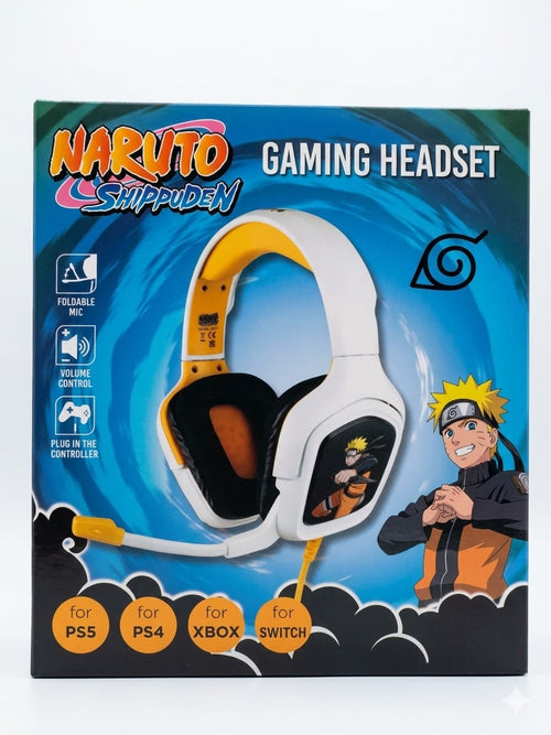 Auriculares Gaming Naruto Shippuden – ¡Libera tu Chakra en cada Partida!
