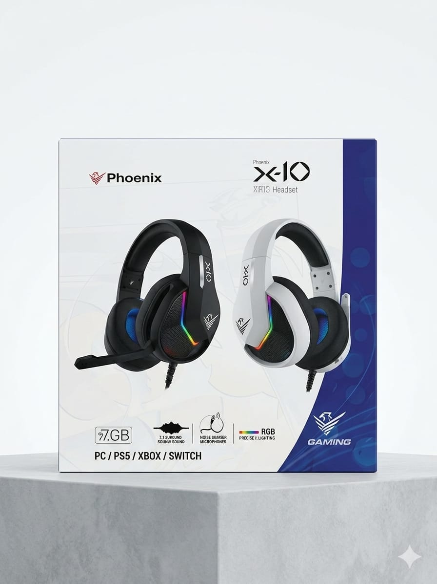🎮 Auriculares Gaming Phoenix X10 – Sumérgete en la experiencia definitiva