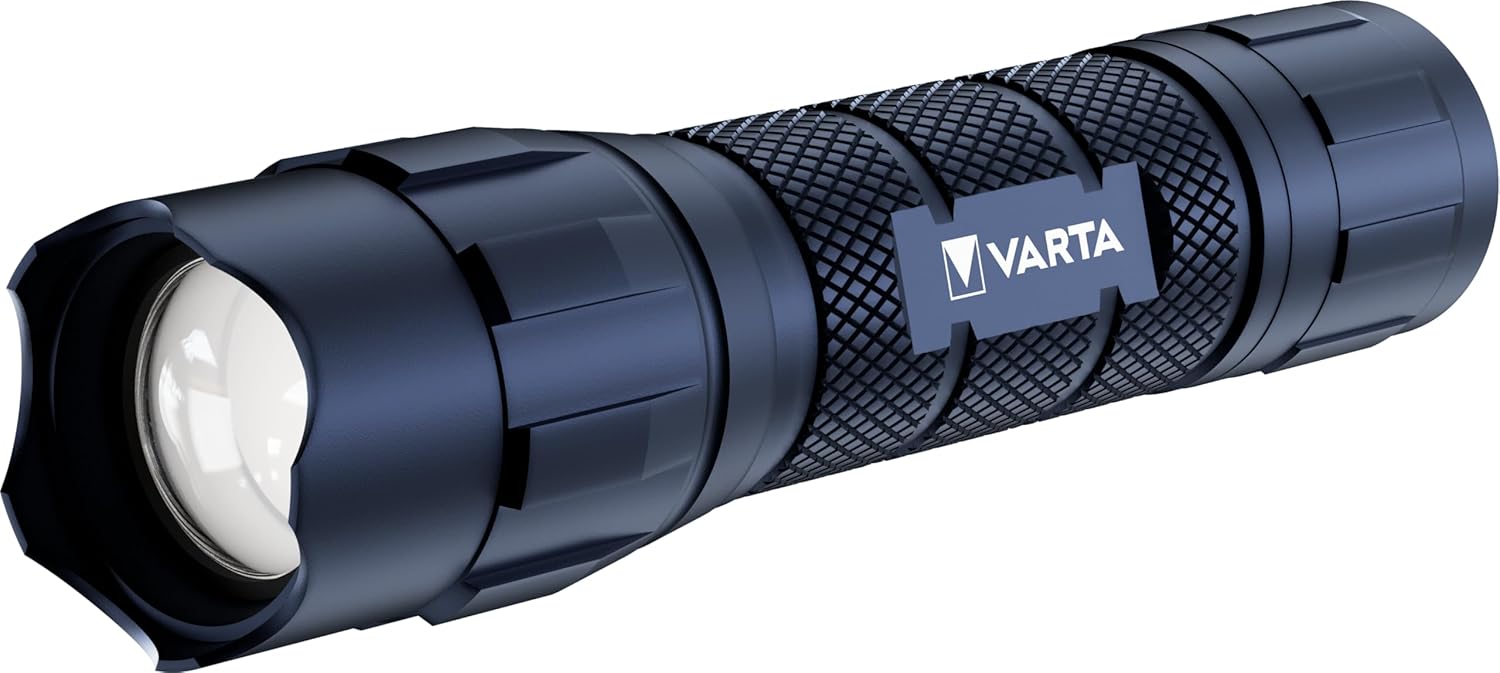 Linterna Táctica VARTA F20 – Potencia Compacta con Enfoque de Precisión